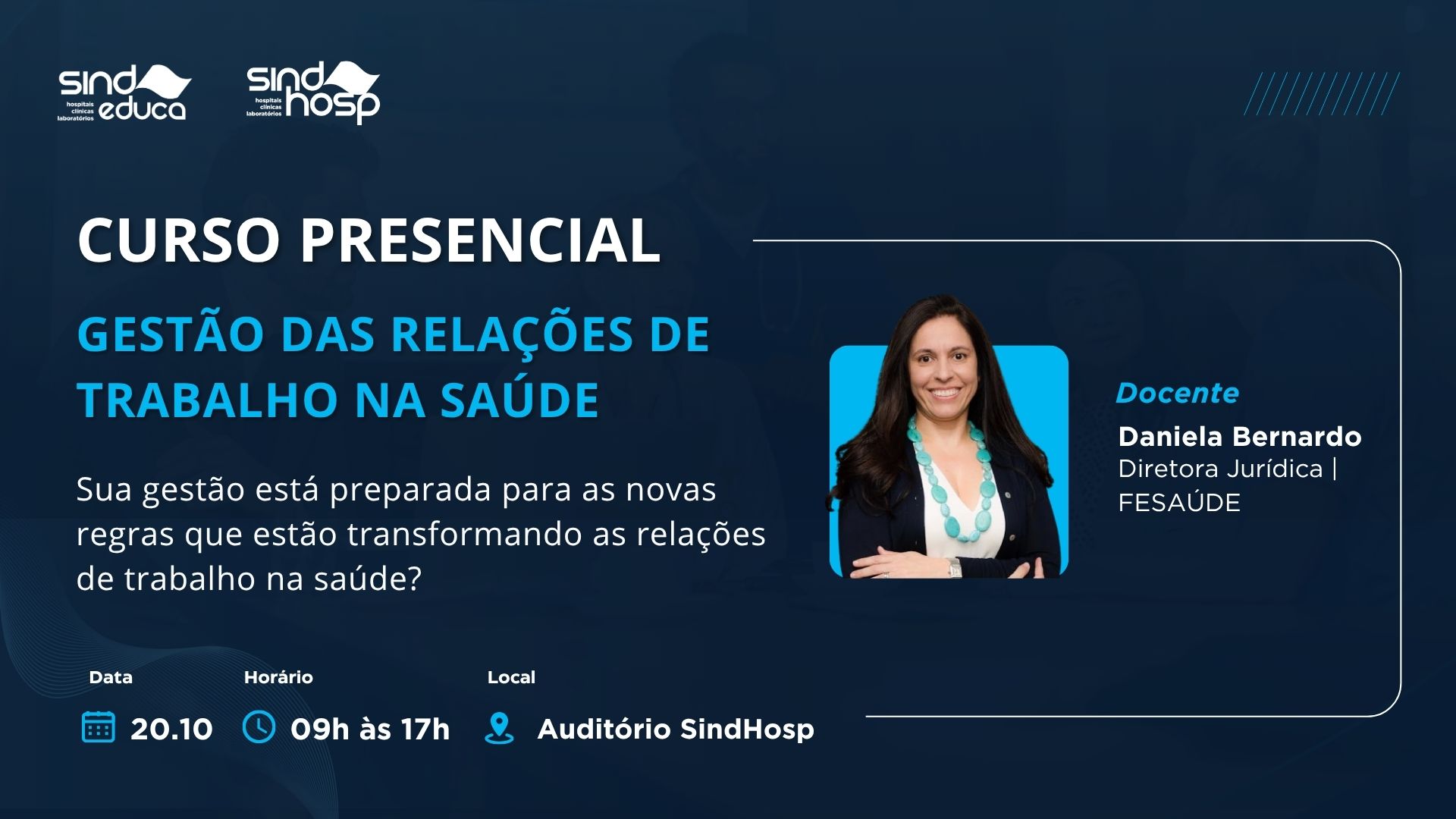 Curso Presencial: Gestão das Relações de Trabalho na Saúde 